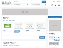 Tablet Screenshot of bitarticles.com